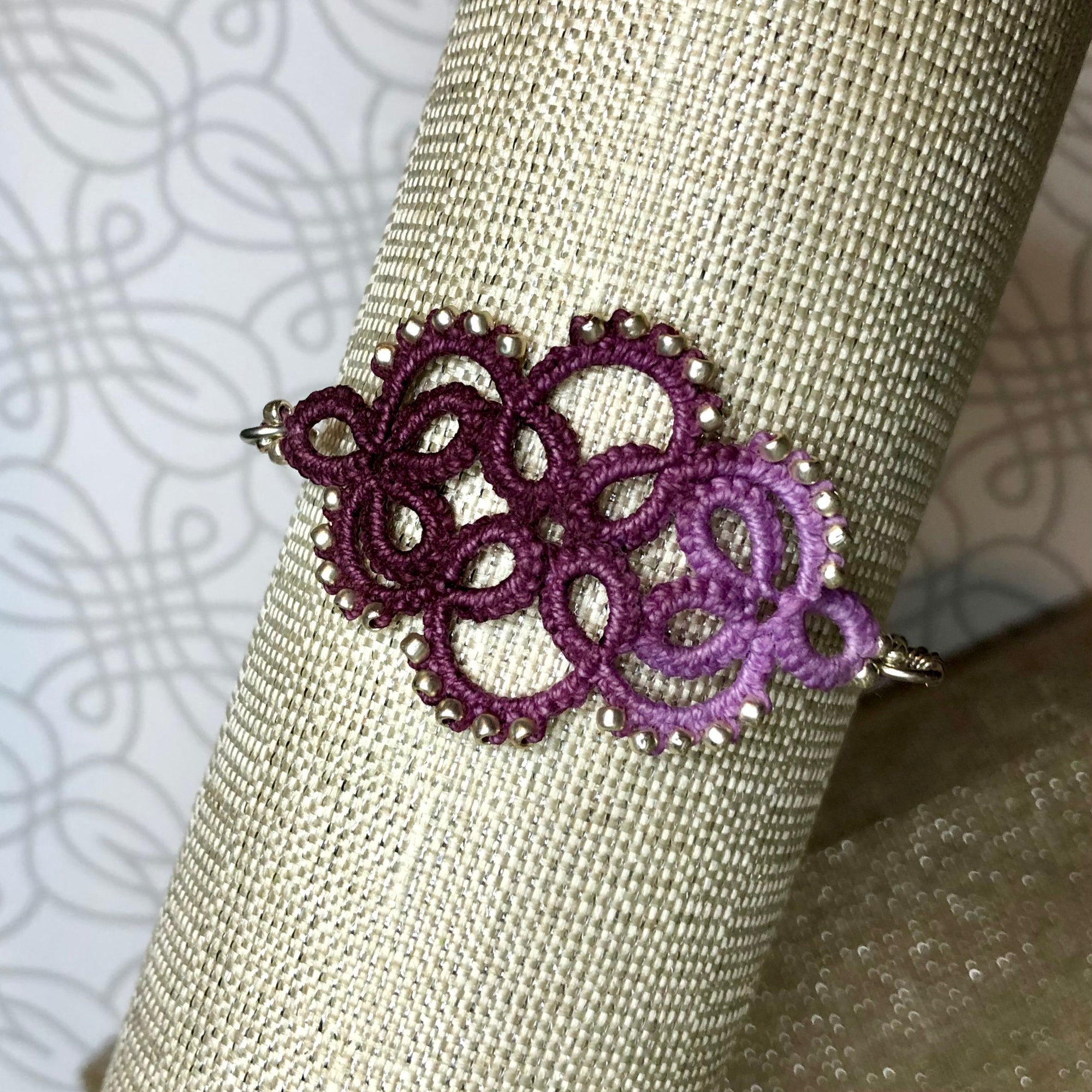 Tatted Lace Ombre Bracelet