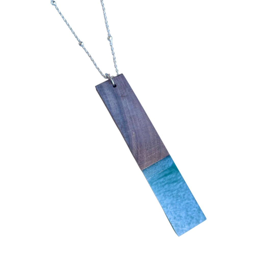 Wood and Resin Necklaces