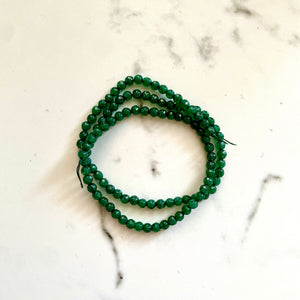 Strung Beads - Greens