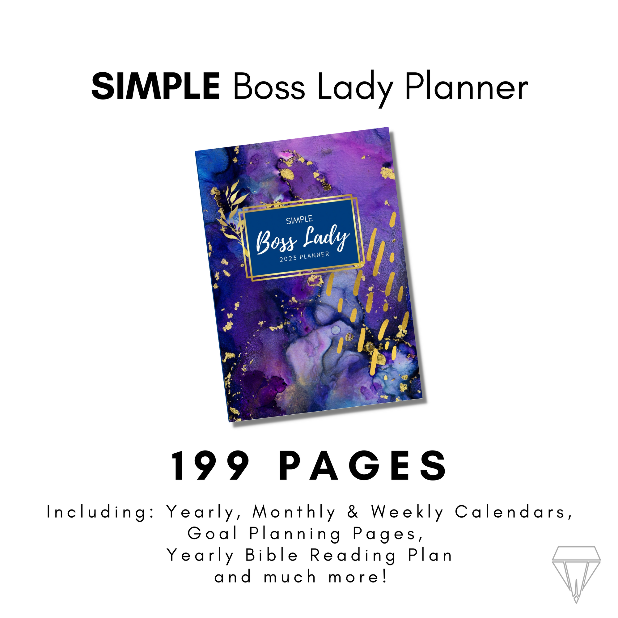 Simple Boss Lady 2023 Goal Planner - DIGITAL DOWNLOAD