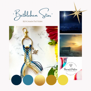 Keychain Pattern #016 - Bethlehem Star