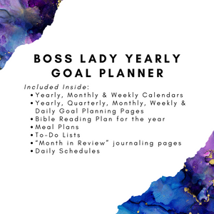 Simple Boss Lady 2023 Goal Planner - DIGITAL DOWNLOAD